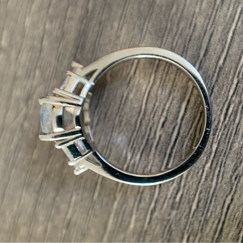 Moss Agate Moonstone 925 Sterling Silver Ring 5 - Picture 3 of 8